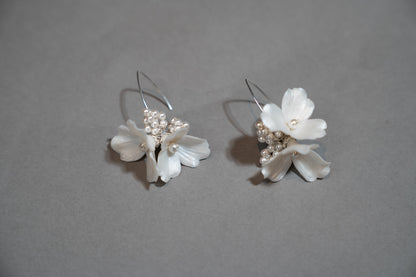 DAFNÉ FLORAL BRIDAL EARRINGS